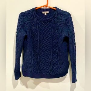 Jcrew cable knit sweater